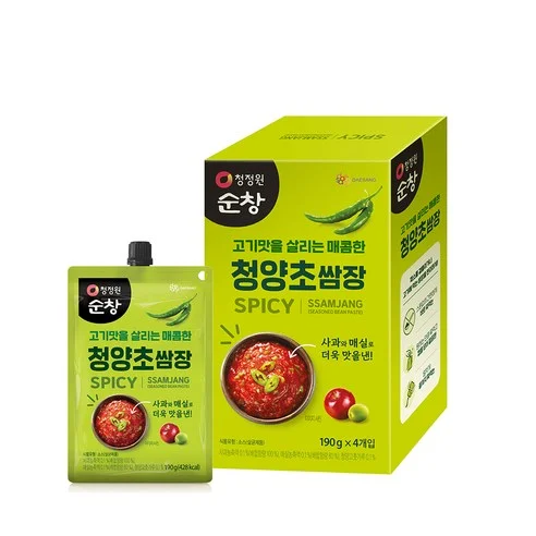 Read more about the article 청정원 순창 청양초쌈장, 맛과 편리함의 완벽 조화!