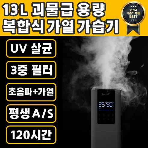 Read more about the article 탈렌트 대용량 복합식 가열 가습기 – 1년 사용 후 솔직 리뷰!